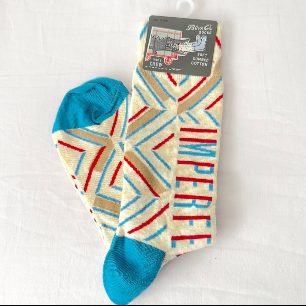 IMPERFECTIONIST Men’s Crew Socks - Picture 4 of 4